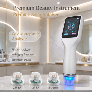 Appareil de micro-aiguilletage RF portable, mini-outil à micro-aiguilles dorées pour le rajeunissement de la peau du visage - Product Image 1