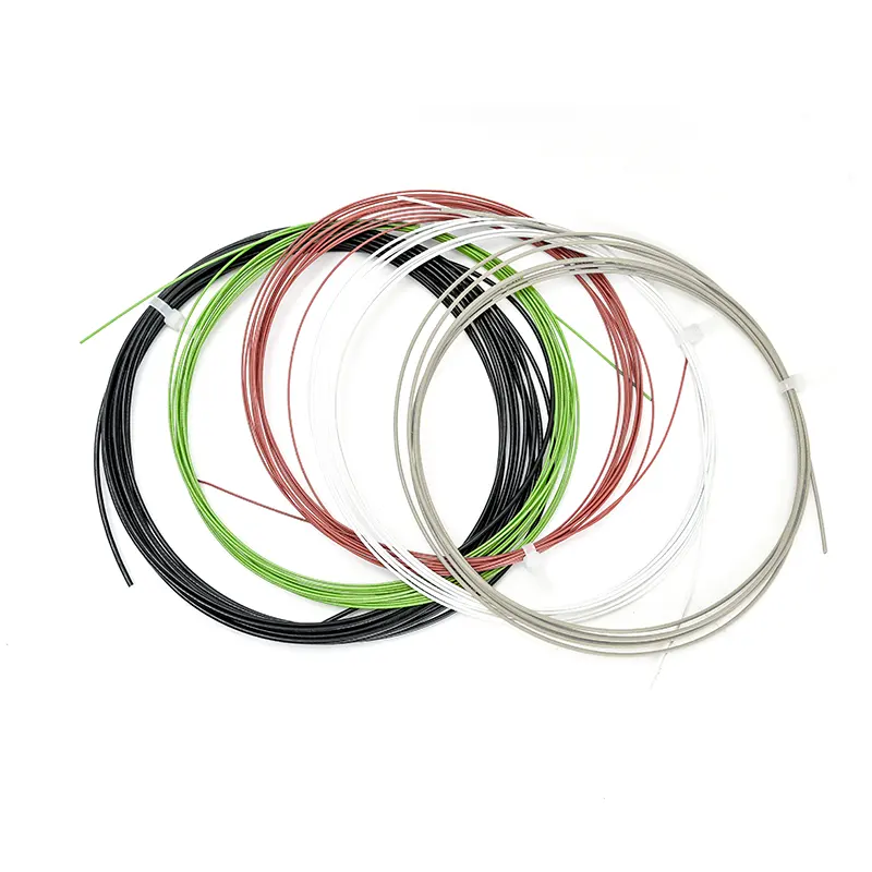 Factory Wholesale 1.5mm 2mm 3mm PVC PA Nylon Coated Stainless Steel Wire Cable Rope