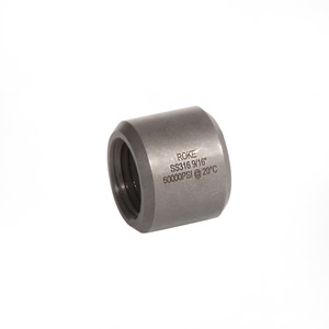 ข้อต่อไฮดรอลิกแรงดันสูงแบบเกลียวใน ROKE สแตนเลส SS316 ขนาด 9/16 นิ้ว - Product Image 1