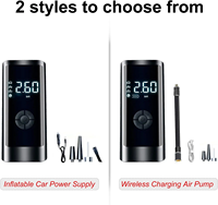 Nouveaux produits 2026 : Pompe à pneus portable 12V, compresseur d'air avec affichage numérique et lumière LED, kit d'urgence automobile