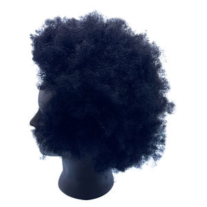 Tête de formation de Mannequin de <span class=keywords><strong>cheveux</strong></span> <span class=keywords><strong>afro</strong></span> crépus humains réels <span class=keywords><strong>pour</strong></span> le modèle de <span class=keywords><strong>cheveux</strong></span> artisanal de coiffure permanente de teinture à la main - Product Image 2