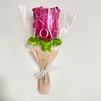 Nouveau design – Ballon en aluminium en forme de fleur pour la Saint-Valentin, rose, tulipe, marguerite – Ballon en aluminium pour la fête des Mères