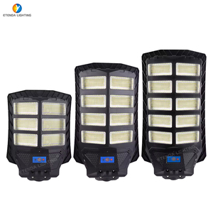 400W/300W/200W IP67 방수 ABS 플라스틱 배터리 구동 일체형 SMD <span class=keywords><strong>LED</strong></span> 야외 태양광 가로등 - Product Image 1