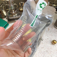 Sacs rétractables transparents en plastique PE de qualité alimentaire imprimés sur mesure pour les produits laitiers et liquides