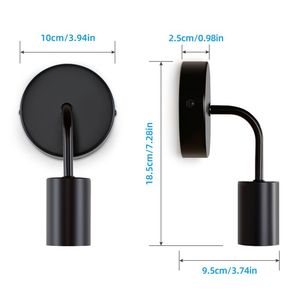 Modern wall sconce <b>light</b> <b>Black</b> iron wall lamp Handmade decorative wall <b>light</b> <b>Bathroom</b> vanity wall lighting - Product Image 3