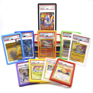 Porte-cartes de classement clair de haute qualité pare-chocs de <span class=keywords><strong>dalle</strong></span> horizontaux à ultrasons pour cartes à jouer étuis de <span class=keywords><strong>dalle</strong></span> de protection - Product Image 5