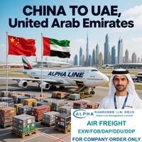 Expédition aérienne porte-à-porte de la Chine vers les Émirats arabes unis, agent d'expédition EXW FOB DAP par avion pour les commandes d'entreprises uniquement