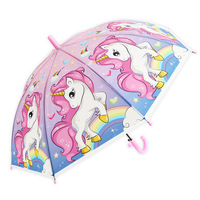 Parapluies pour enfants en gros, parapluies pour enfants de 19 pouces, ouverture semi-automatique, motifs de dessins animés, EVA