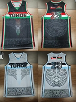 Camiseta de baloncesto maorí puro sublimación personalizada Paua camiseta de baloncesto isla práctica Jersey Rasta Tonga camiseta de baloncesto