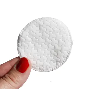 Professional Exfoliating Rounds 2 Distinct Raised Textured Surface Cotton Facial Pads 80 Count Re-closable Bag