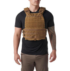 맞춤형 공장 OEM 조절식 플레이트 캐리어 퀵 릴리스 몰리 훈련 스포츠 보안 전술 조끼 - Product Image 3