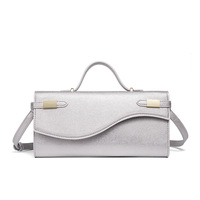 Portefeuille long en cuir de première génération, motif grain de palme, mini pochette, vente en gros d'usine, nouvelle collection