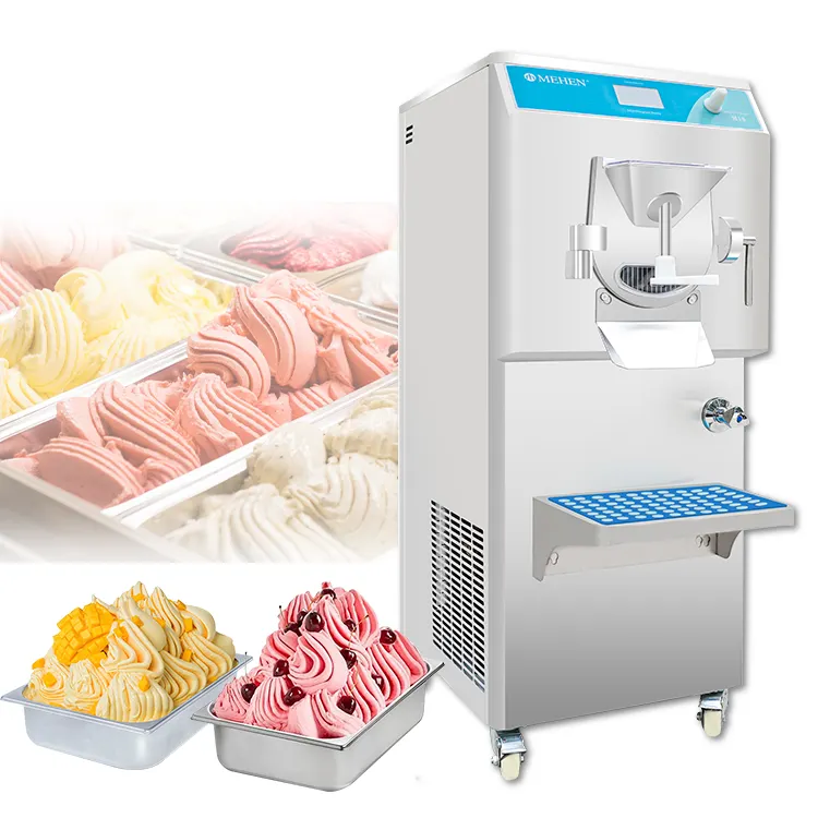 MEHEN M10 Automatic Stainless Steel ice cream gelato machine hard ice cream making machine batch freezer
