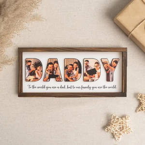 <span class=keywords><strong>Cadre</strong></span> photo <span class=keywords><strong>personnalisé</strong></span> de <span class=keywords><strong>papa</strong></span> d'usine cadeau du père en bois cadeau du père en bois <span class=keywords><strong>personnalisé</strong></span> - Product Image 3