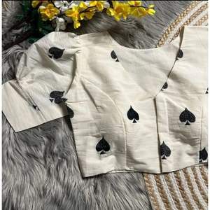 BORDADO DE ALGODÓN A LA MODA TRABAJO NIÑO LISTO PARA LLEVAR BLUSA BLANCO - Product Image 1