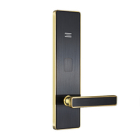 Encodeur de carte RFID intelligent Serrure de poignée de porte électronique Serrures de porte d'hôtel avec système de logiciel de gestion Serrure d'hôtel