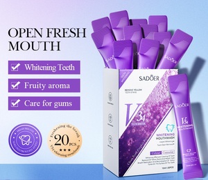 V34 viola sbiancante collutorio efficace pulizia dei denti e rinfrescare la bocca - Product Image 2
