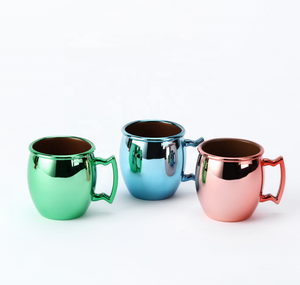 Mug en plastique de 2 oz pour Moscow Mule, couleur cuivre - Product Image 6