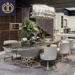 Dining Room Sets Modern Modernmodern High End Dining Room Furniture Sets Good Quality Elliptical Italian Style Modern Marble Luxury 8 Chairs Dining Table