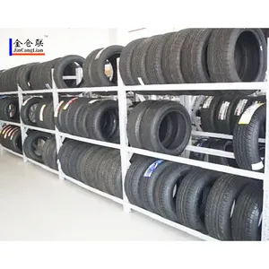 Estante de metal para almacenamiento de neumáticos de coche, estantes duraderos de 2-3 capas para almacenamiento de neumáticos, 4S