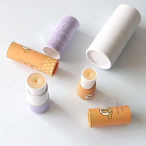 Paper Tube Deodorant Stick Twist up Cardboard Empty Cosmetic <b>Container</b> with Custom Printing - Product Image 5