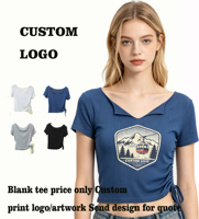 T-shirt d'été 3 couleurs personnalisable avec impression de haute qualité, motifs personnalisés gratuits et plusieurs procédés au choix