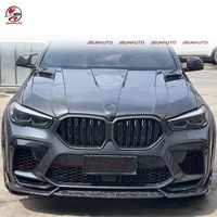Nouvelle mode pour BMW X5M F95 Facelift, capot moteur en fibre de carbone sèche style LD pour X5 G05 X6 G06, pièce de tuning pour capot