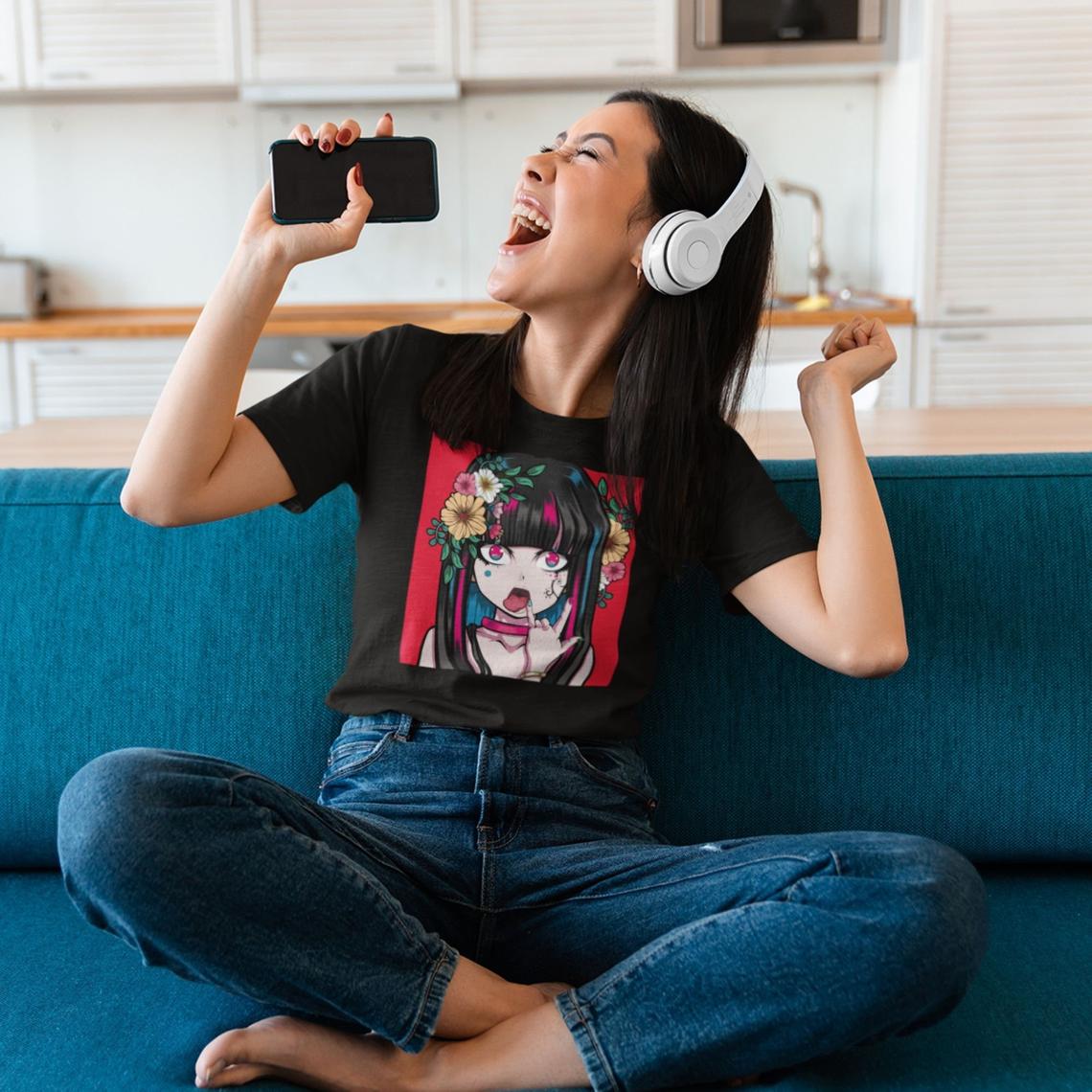 Camiseta Japonesa Extravidable Manga Larga Mujer 2021 Nuevo Camiseta Japonesa Extravidable Manga Larga Mujer 2021 Nuevo