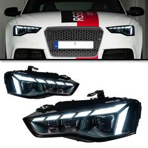 12-16 Audi A5 ve S5 Far Grubu Modifikasyonu Su Akışlı Direksiyon Yükseltmesi ile Yeni <span class=keywords><strong>6000k</strong></span> <span class=keywords><strong>LED</strong></span> Sürüş Lambası - Product Image 1