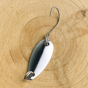 Leurre appât paillettes cheval bouche simple crochet paillettes cuillère métal leurre 18mm 23mm blanc barre armé bouche métal appât - Product Image 2