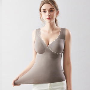 Abbigliamento per <span class=keywords><strong>allattamento</strong></span> in stile solido primavera ed estate reggiseno senza fili per donna a manica lunga <span class=keywords><strong>canottiera</strong></span> da donna che allatta - Product Image 2