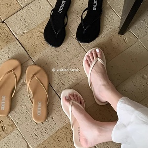 XIXITIAO 2026 Sandalias Planas de Piel Sintética para Mujer, Chanclas Antideslizantes con Suela de TPR, Transpirables, para Caminar <span class=keywords><strong>en</strong></span> la <span class=keywords><strong>Playa</strong></span>, Verano - Product Image 5