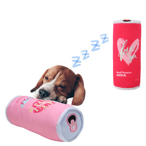 In Stock rosa Soda aromatizzata può ispirato cane cigolante peluche nuovo Design per l'intrattenimento animale domestico di san valentino - Product Image 5