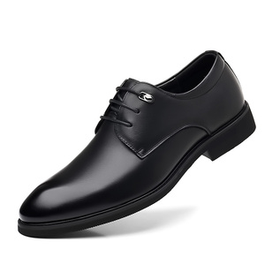 New Arrival <b>Top</b>-Grain Leather Mens Loafers Pointed Toe Business Formal Genuine Leather Wedding Commuter British Style Breathable - Product Image 3