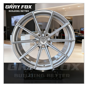 GRAYFOX Nuevas Llantas Forjadas Plateadas Personalizadas de 17-20 Pulgadas 5x114.3/5x120 PCD para <span class=keywords><strong>Mercedes</strong></span>- Clase C/CLA/CLS/<span class=keywords><strong>SL</strong></span> C 180/200/250/300 - Product Image 1