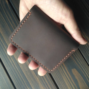 עור באיכות גבוהה כרטיס שחור ארנק מונוגרמה במקרה כרטיס עור כרטיס ארנק השושבינים מתנה - Product Image 6