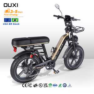 OUXI Nouveau Design <span class=keywords><strong>Vélo</strong></span> Électrique à Pneus Larges <span class=keywords><strong>de</strong></span> 20 Pouces 2 Places Q9 avec Batterie au Lithium 48V pour la Conduite Urbaine en Ville et en Montagne - Product Image 1