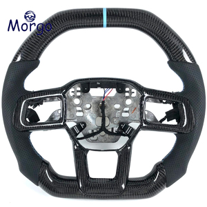Volante de Fibra de Carbono Personalizado para <span class=keywords><strong>Ford</strong></span> Mustang GT 350 500 <span class=keywords><strong>Shelby</strong></span> 2024 - Product Image 1