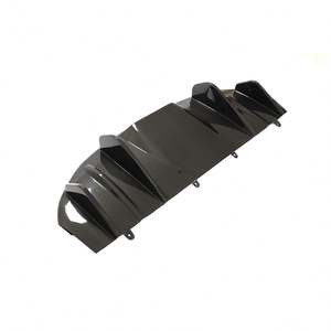 Diffuseur de lèvre arrière en fibre de carbone sèche pour <span class=keywords><strong>Porsche</strong></span> <span class=keywords><strong>Taycan</strong></span> <span class=keywords><strong>4S</strong></span> Sedan 4-Door <span class=keywords><strong>ELECTRIC</strong></span> 2019-2021 - Product Image 2