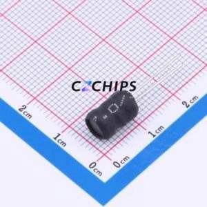 Inductor de Anillo de Color PDPTAT0608-101K / Componente de Orificio Pasante (THT), D7.5xL10mm 100uH 10% 820mA 242mOhm - Product Image 1