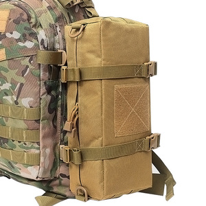 Tactical Accessory Pouch Khaki Outdoor Sports Multi Purpose Storage Bag Unisex Hiking Mountaineering Gear - Product Image 1