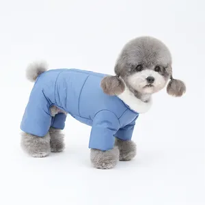 Qiqu Pet Supplies Custom New Designer luxury winter Puffer Jacket Pet Puffer Coats Thick Down Jacket puppy clothes poodle coat