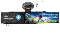 Nouvelle Arrivée 2024 Montre Connectée GPS Extérieure DM58 Écran AMOLED 1,43'' Appel Bluetooth Réponse 5ATM IP67 Android/iOS Suivi Nage et Sommeil