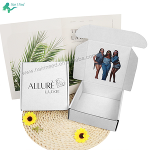 定制豪华纸板化妆品黑纸包装纸盒礼品包装盒 - Product Image 2