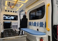 Toyotae Hiace Commuter Ambulance à toit élevé Armoire de conversion intérieure et boîte de rangement