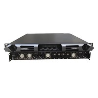 Amplificateur de puissance de classe D 4 canaux DA18K4 1U avec boîtier métallique, sortie 1800W*4CH pour une utilisation professionnelle sur scène et en concert