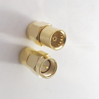 Adaptador Coaxial RF de 22 GHz de Alto Rendimiento, Conector SMA Macho (Enchufe) a BMA Hembra (Jack), Fabricado en Latón