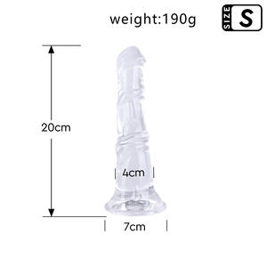 Godemichet en silicone de grande taille, épais, en forme de cheval, avec <span class=keywords><strong>ventouse</strong></span> sans œuf pour femmes - Product Image 6