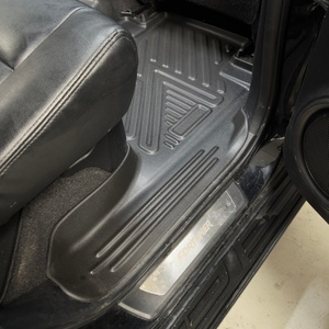 Ensemble complet de tapis de sol de voiture 3D imperméables en TPE antidérapants avec logo personnalisé pour Mitsubishi Xpander 2017 et après - Product Image 3