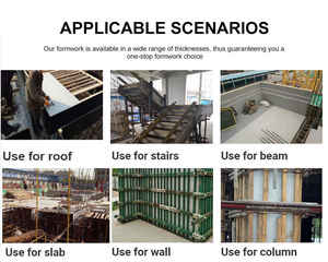 Encofrado de plástico ligero de alto rodamiento para construcción de ingeniería civil Diseño impermeable - Product Image 6